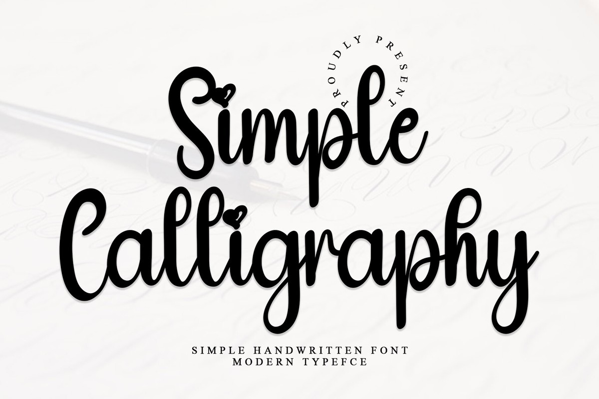 Police Simple Calligraphy