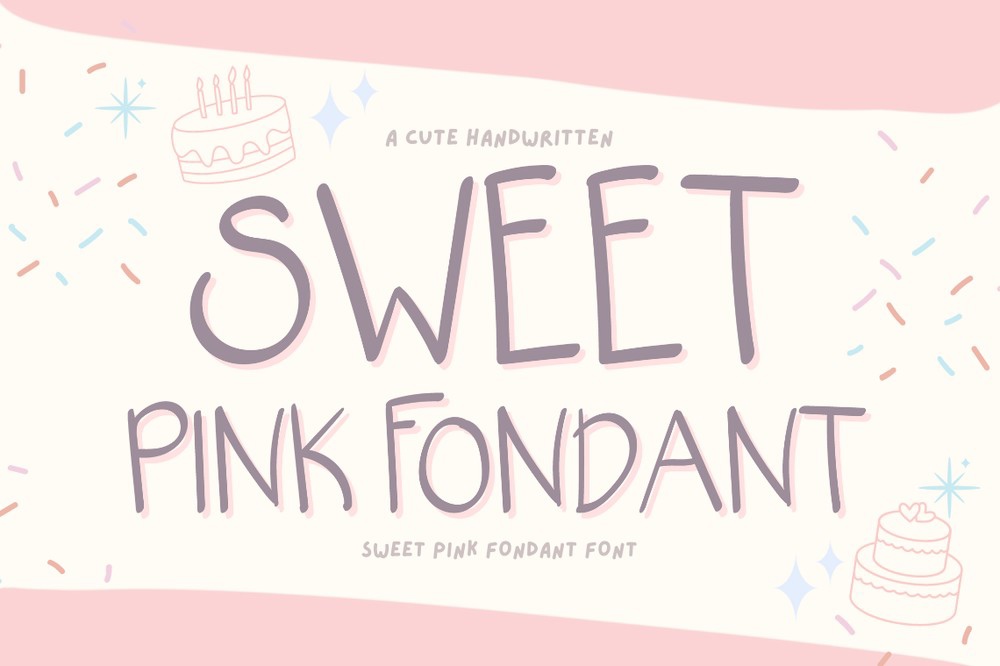 Police Sweet Pink Fondant