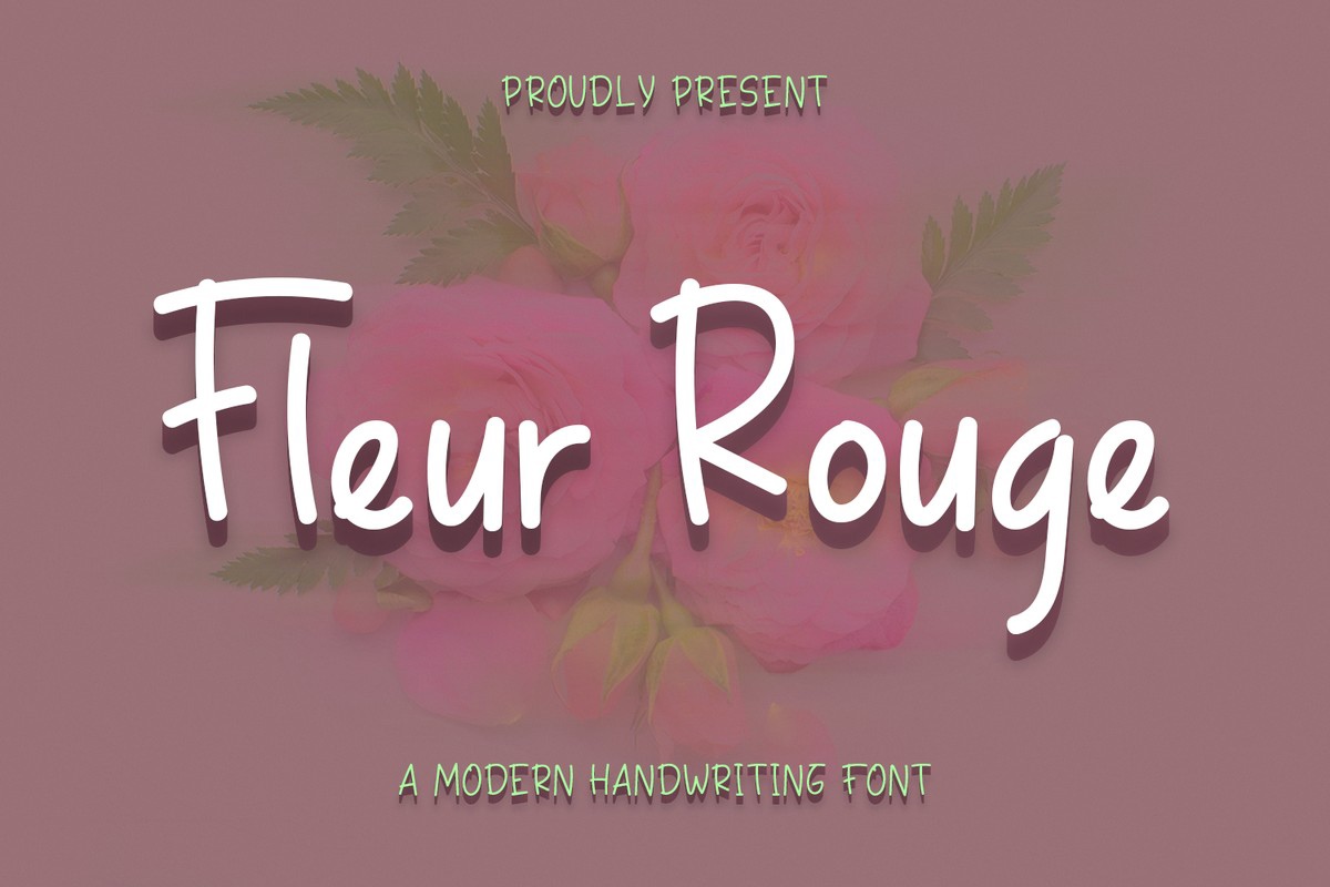 Police Fleur Rouge