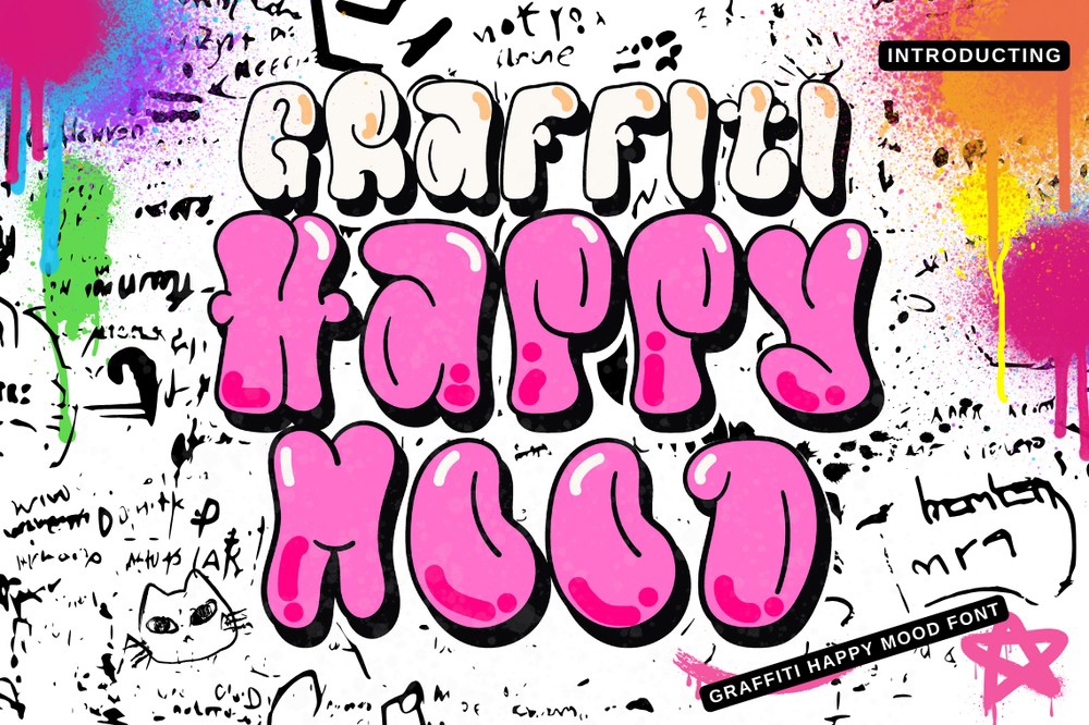 Graffiti Happy Mood