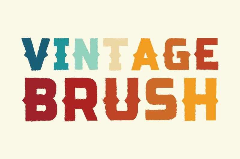 Police Vintage Brush