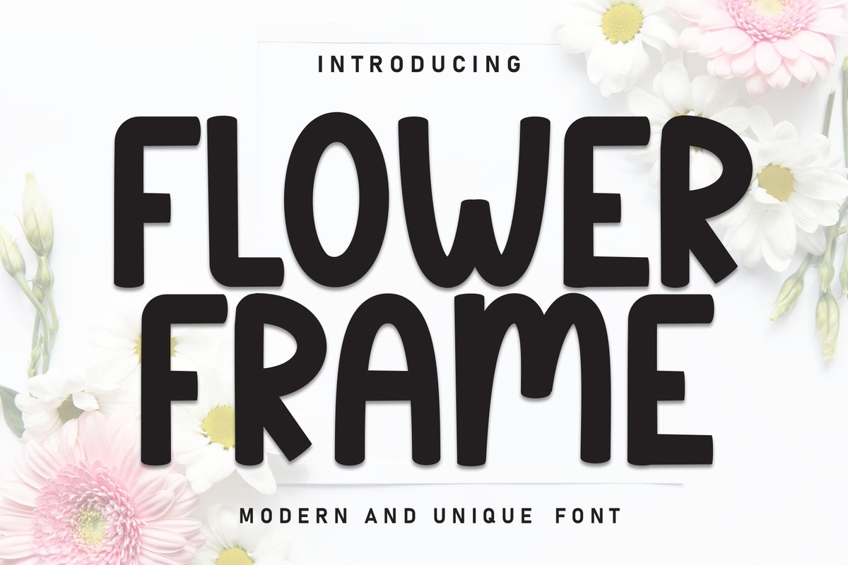 Police Flower Frame