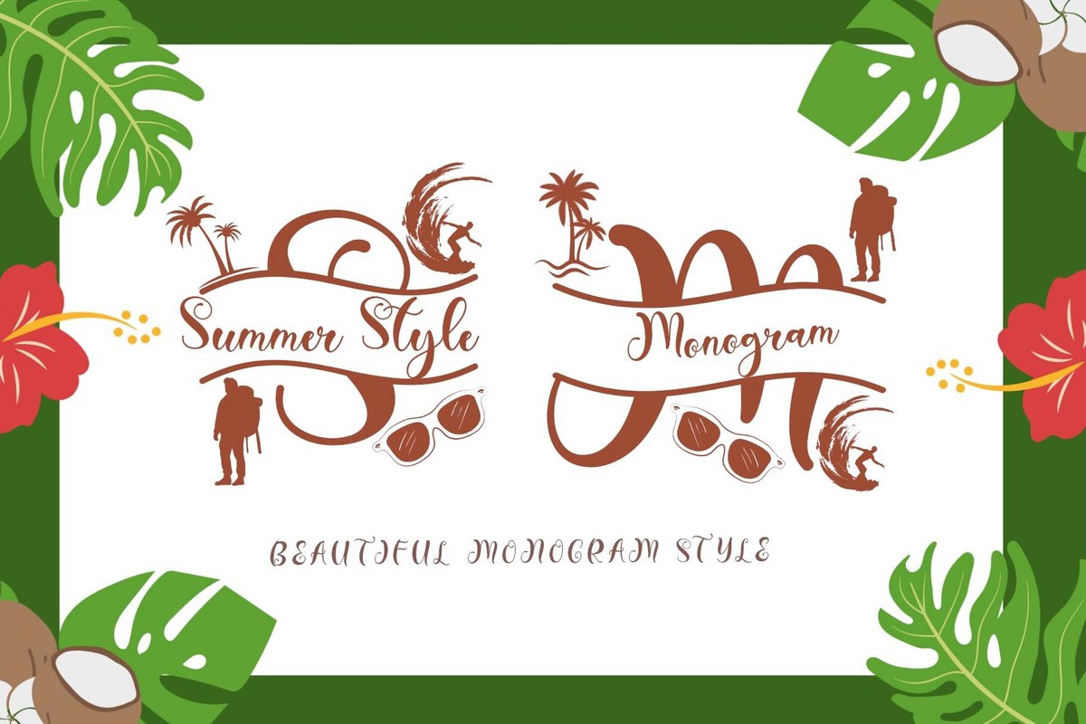 Police Summer Style Monogram