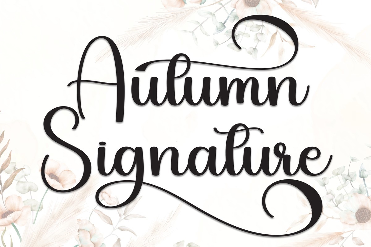 Police Autumn Signature