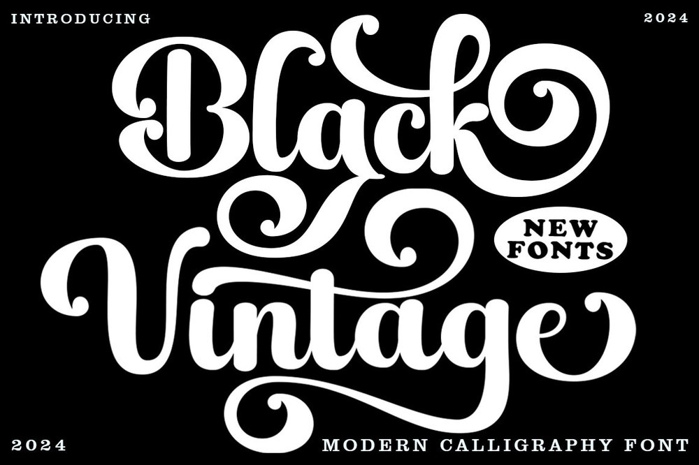 Police Black Vintage