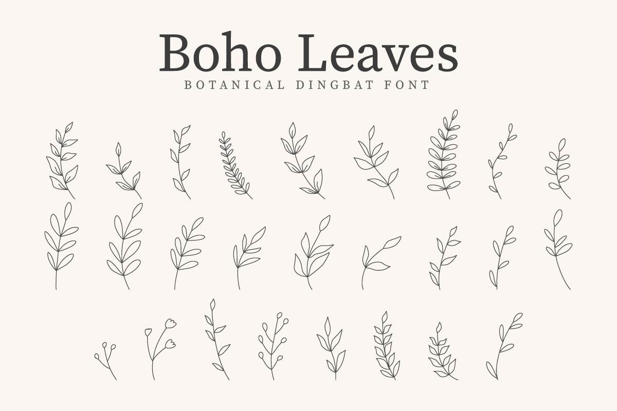 Police Boho Leaves