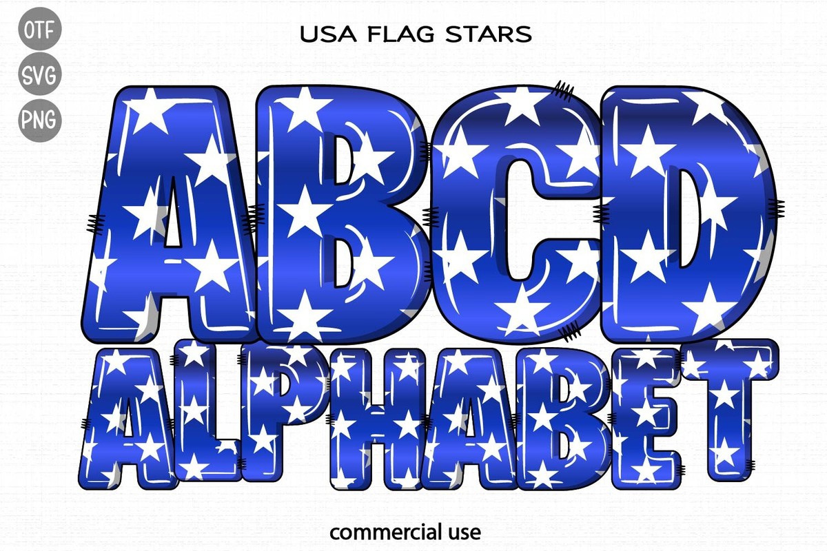 Police USA Flag Stars