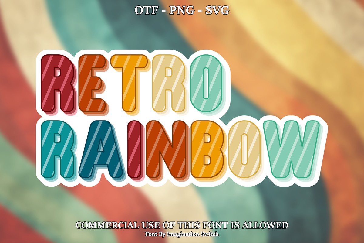 Police Retro Rainbow