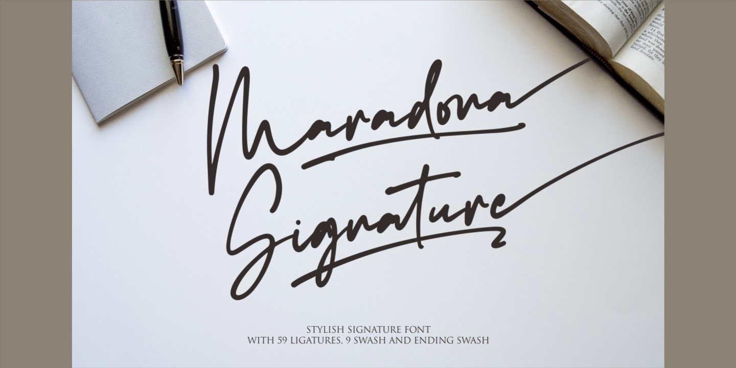 Police Maradona Signature