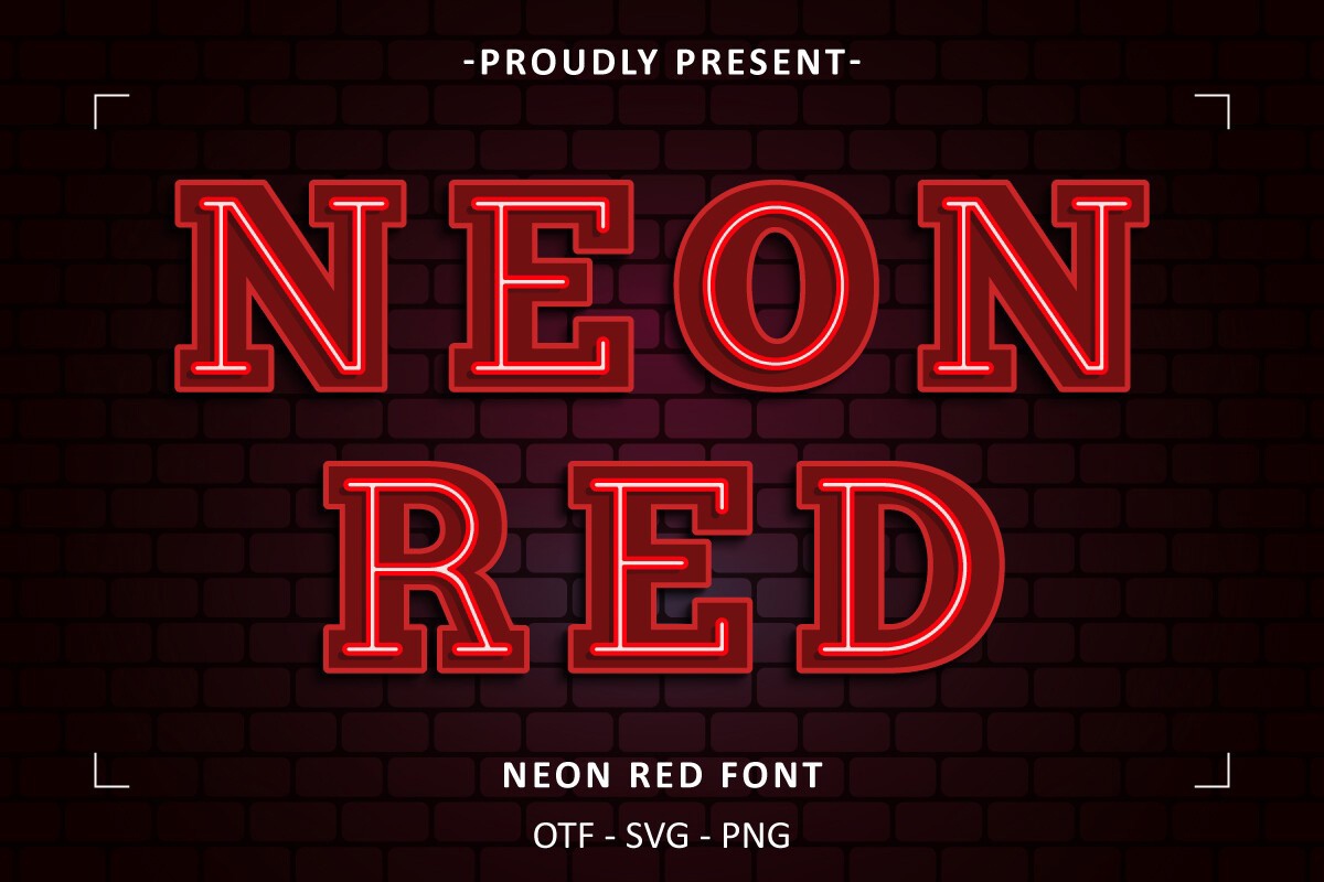 Police Neon Red