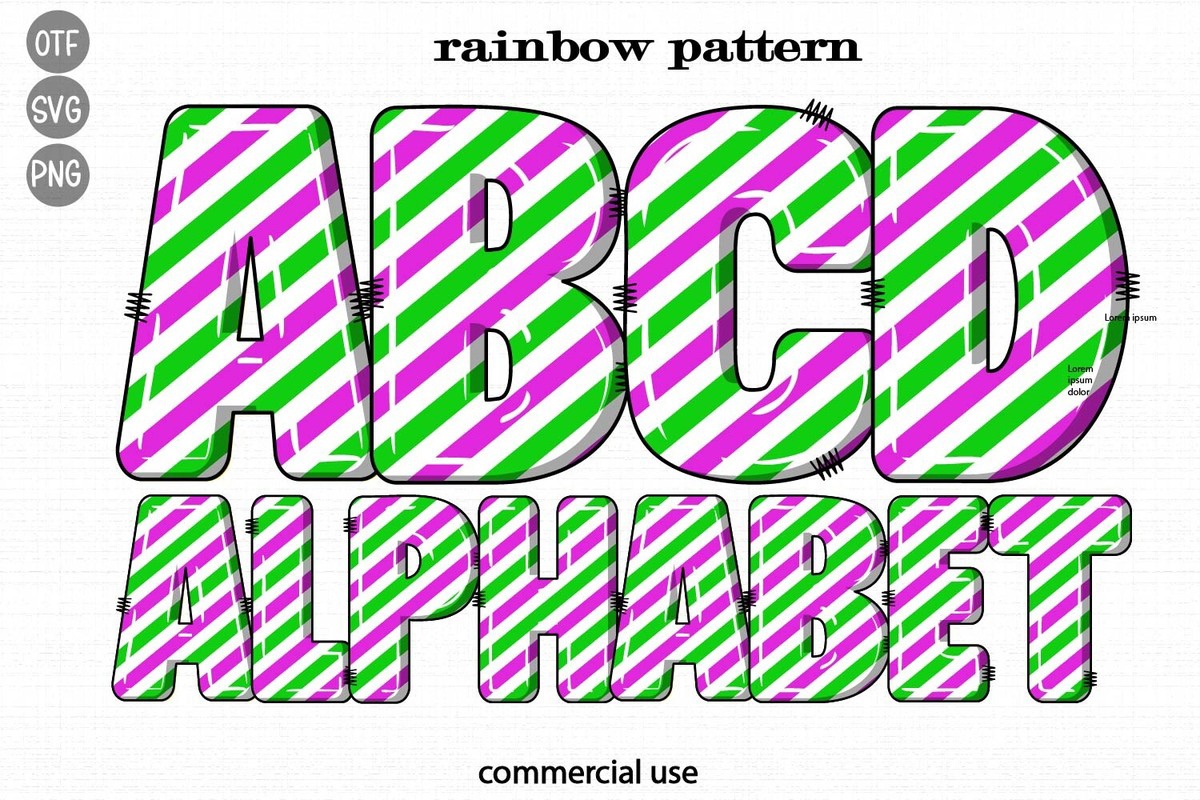 Police Rainbow Pattern