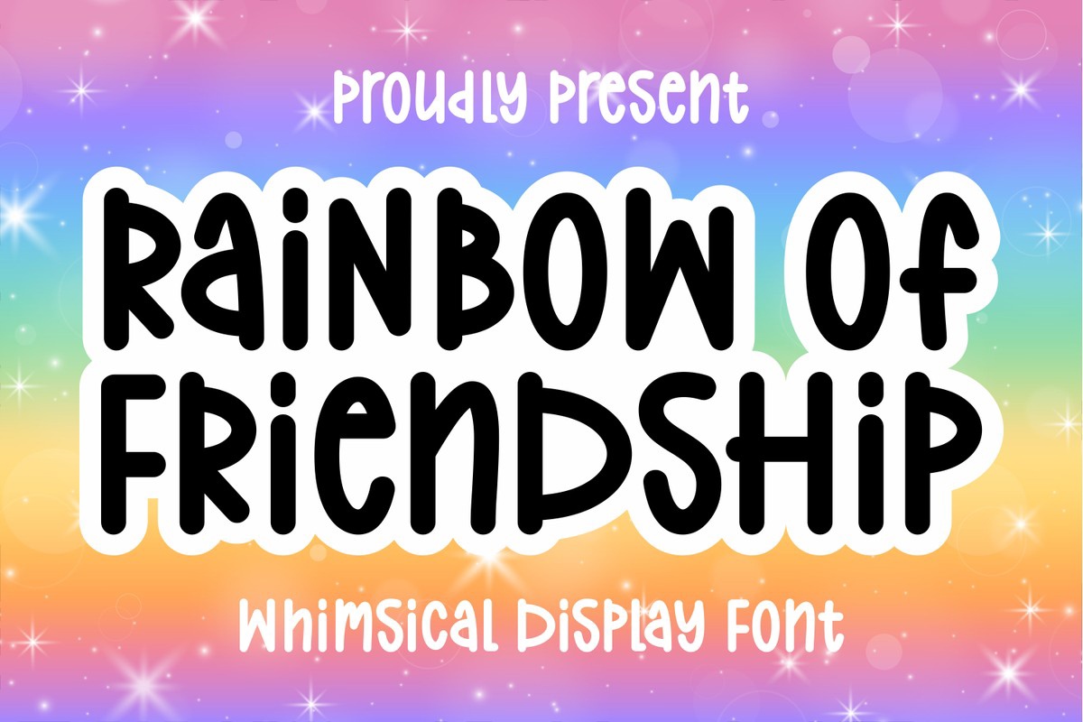 Police Rainbow of Friendship