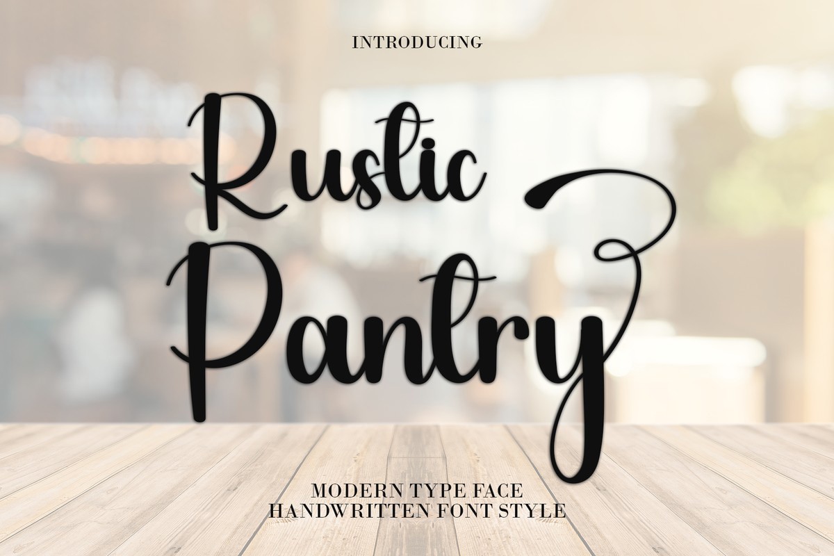 Rustic Pantry