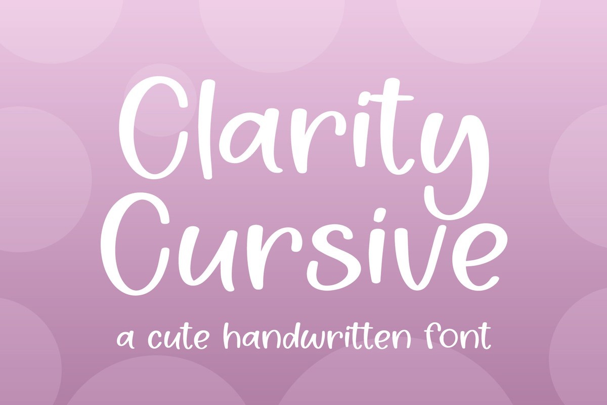 Police Clarity Cursive