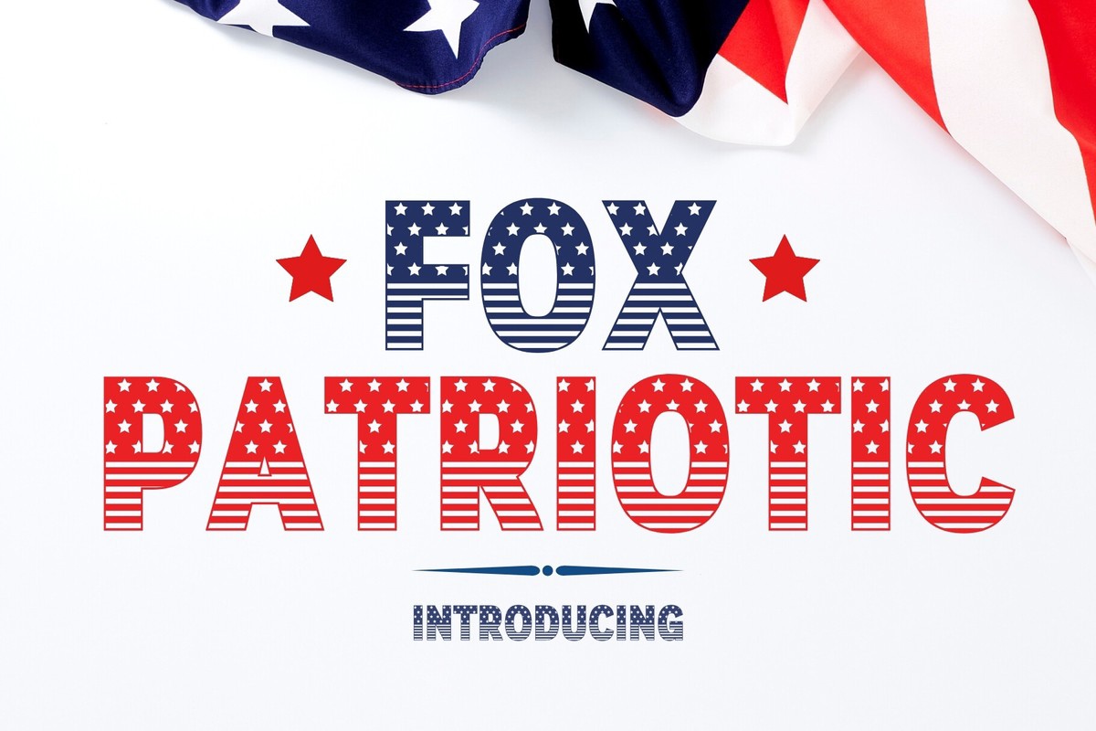 Police Fox Patriotic