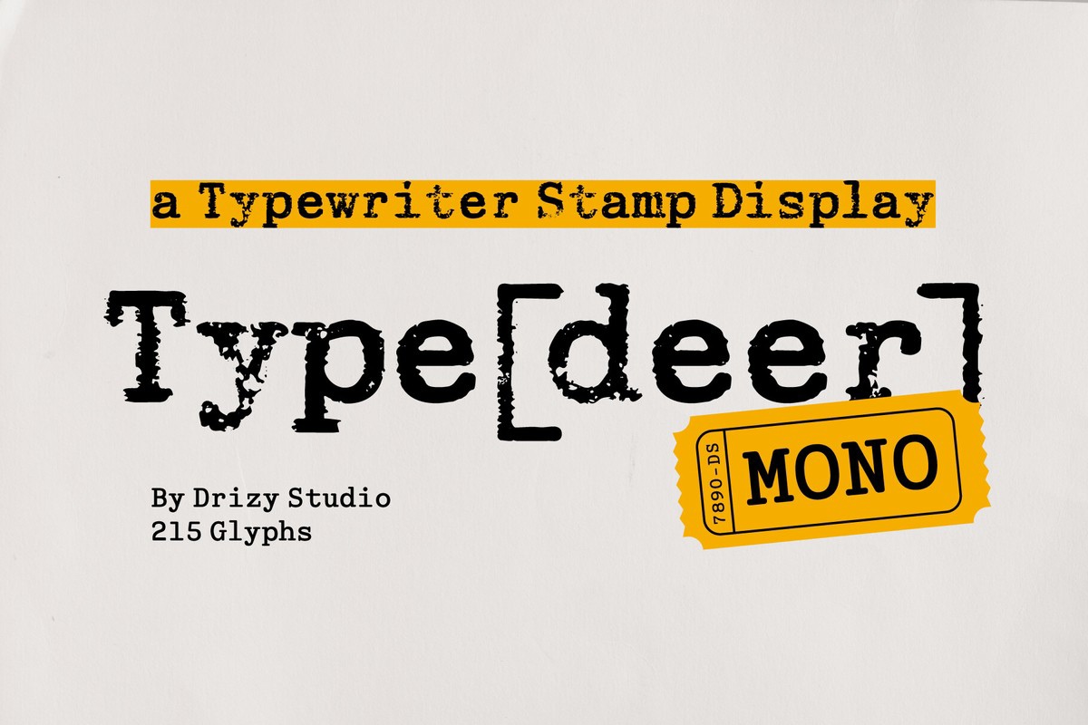 Typedeer Mono