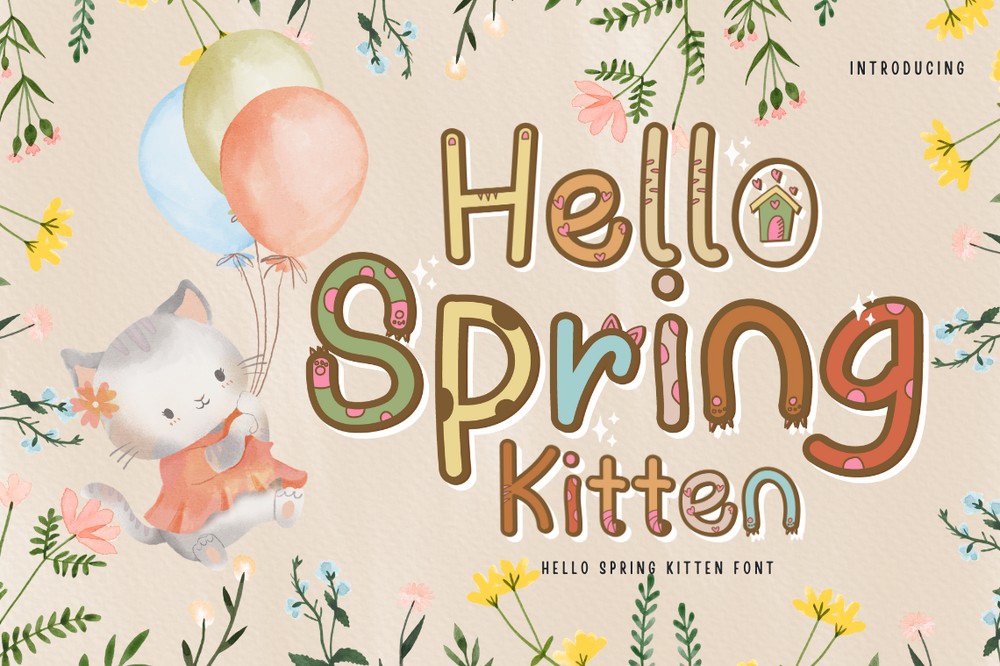 Police Hello Spring Kitten