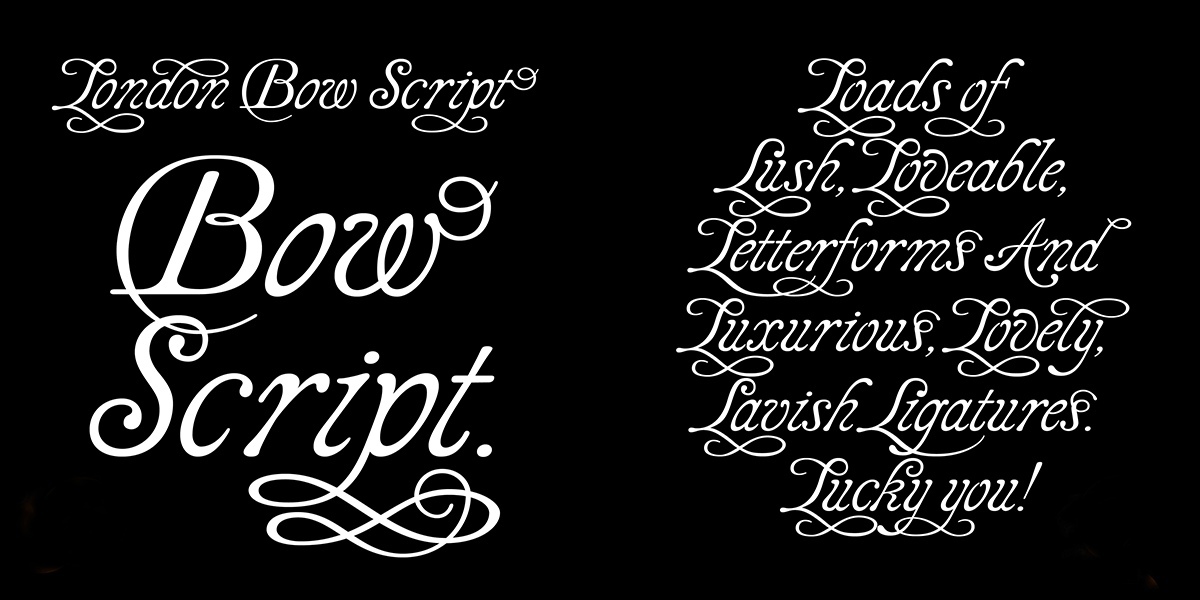 Police LDN Bow Script