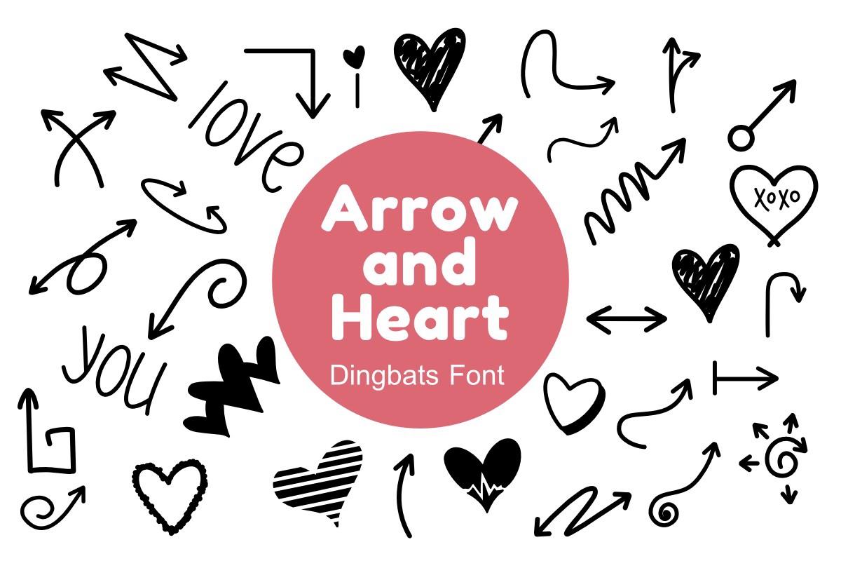 Arrow and Heart