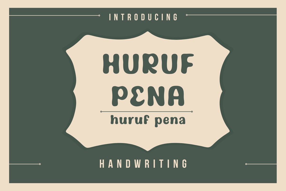 Huruf Pena