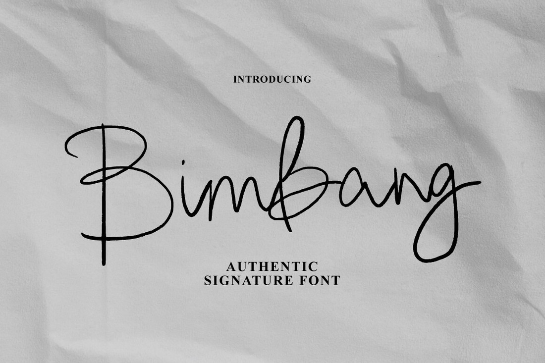 Police Bimbang Signature