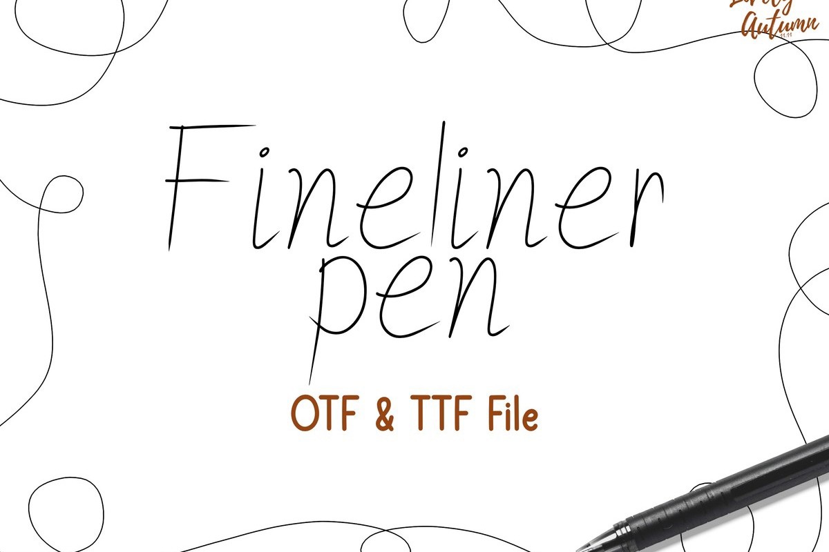 Police Fineliner Pen