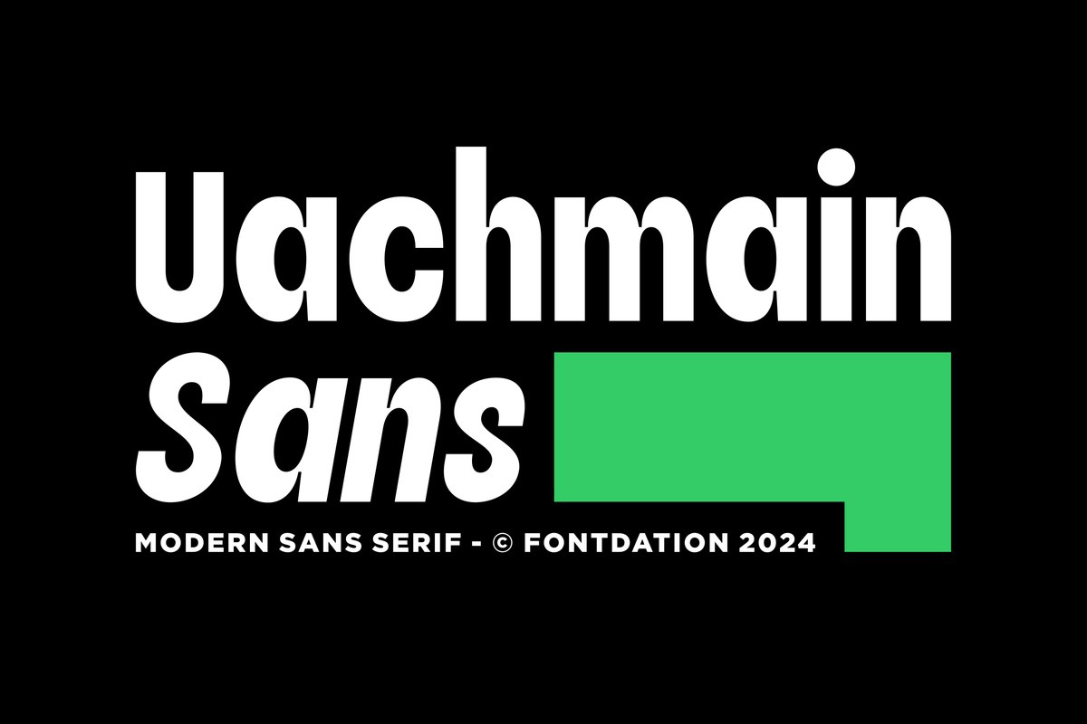 Police Uachmain Sans