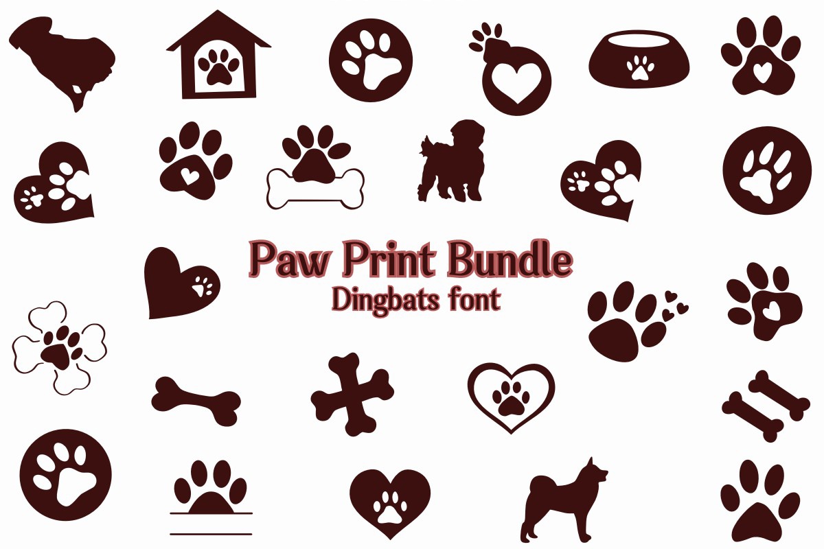 Police Paw Print Bundle