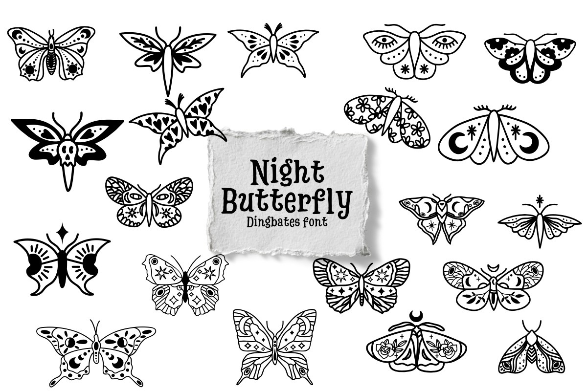 Police Night Butterfly