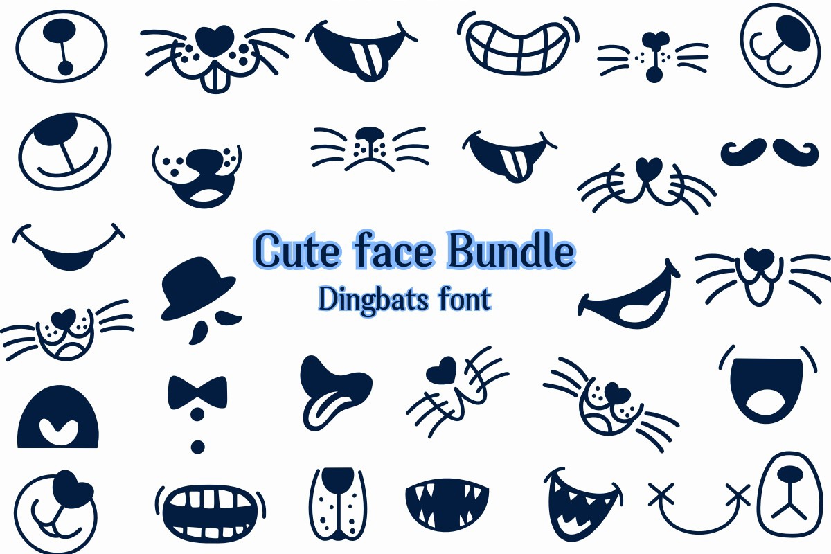 Police Cute Face Bundle