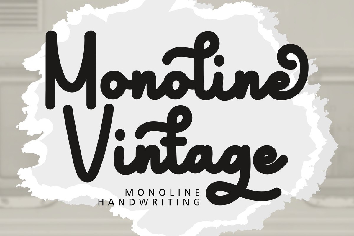 Police Monoline Vintage