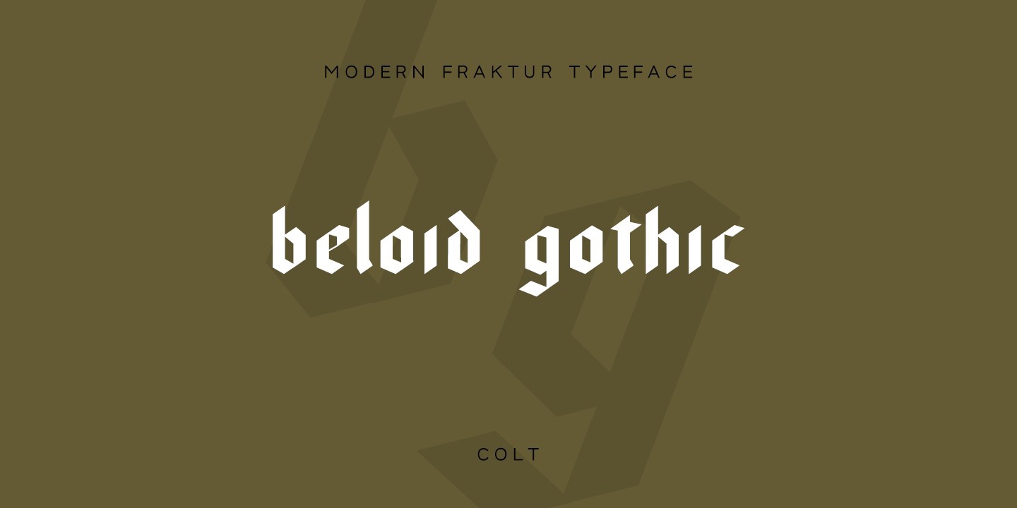 Police Beloid Gothic