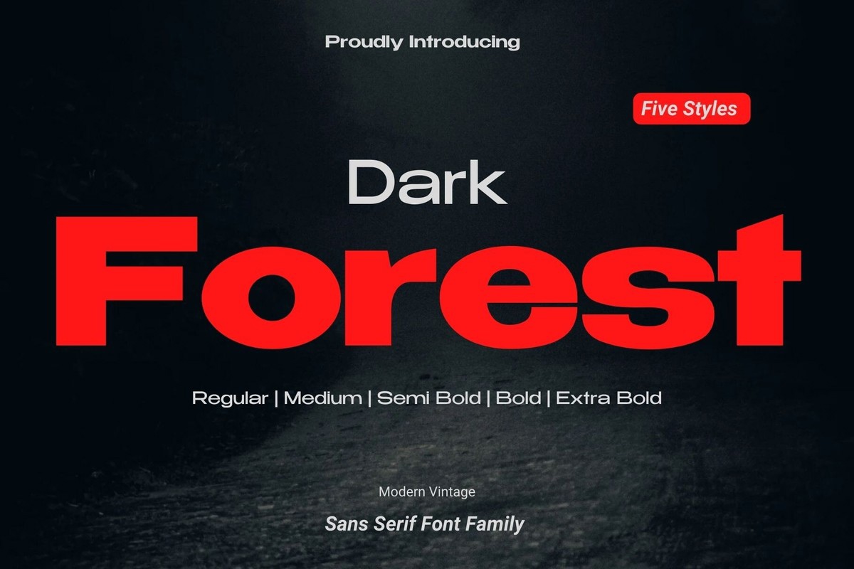 Police Dark Forest