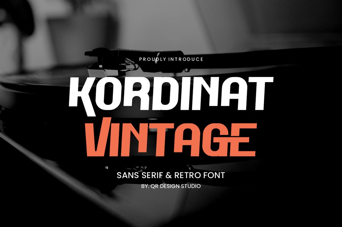 Police Kordinat Vintage