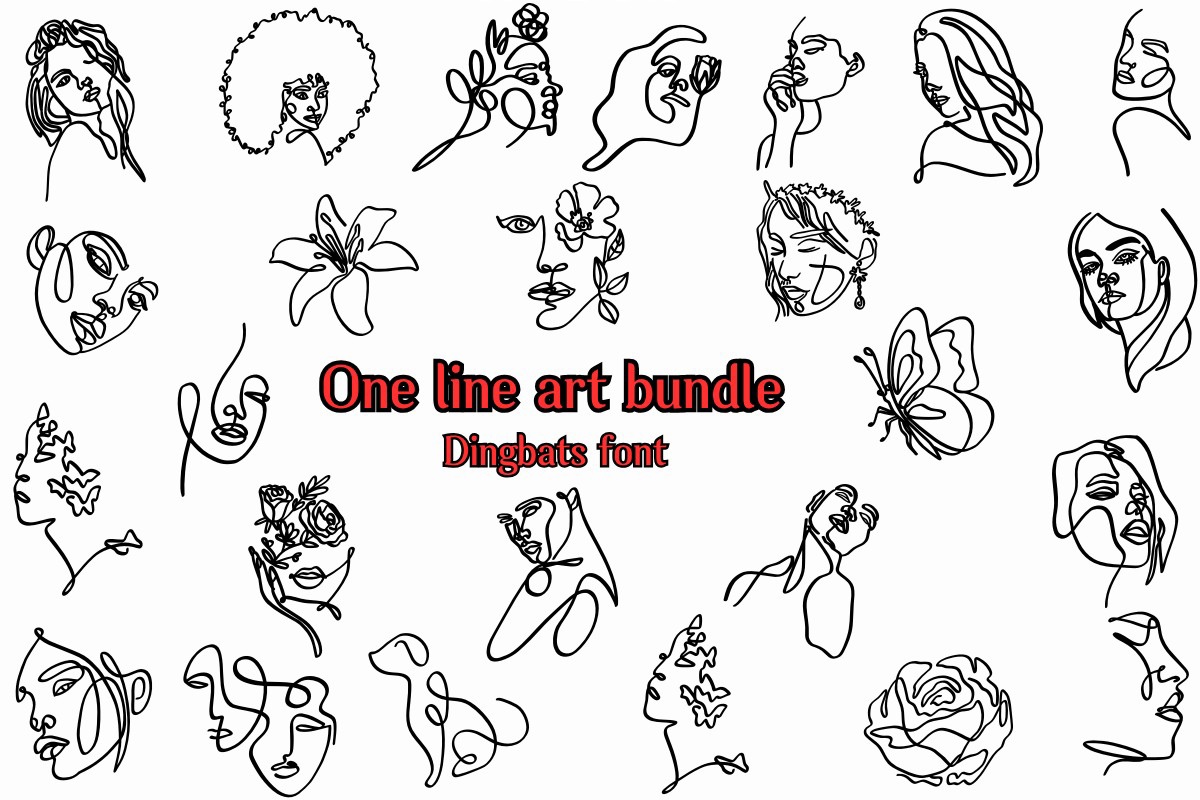 Police One Line Art Bundle