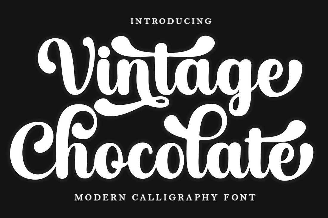 Police Vintage Chocolate Script