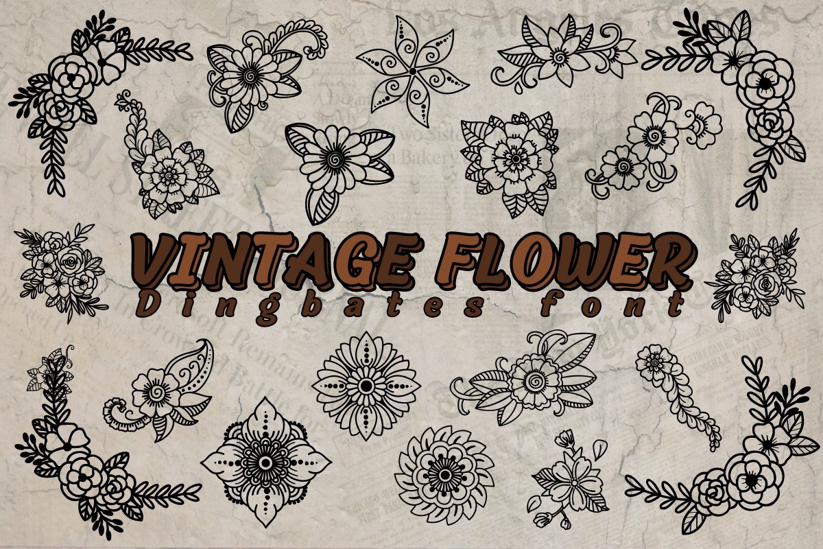 Police Vintage Flower