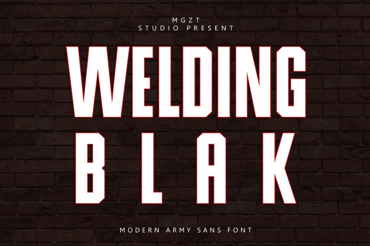 Police Welding Blak