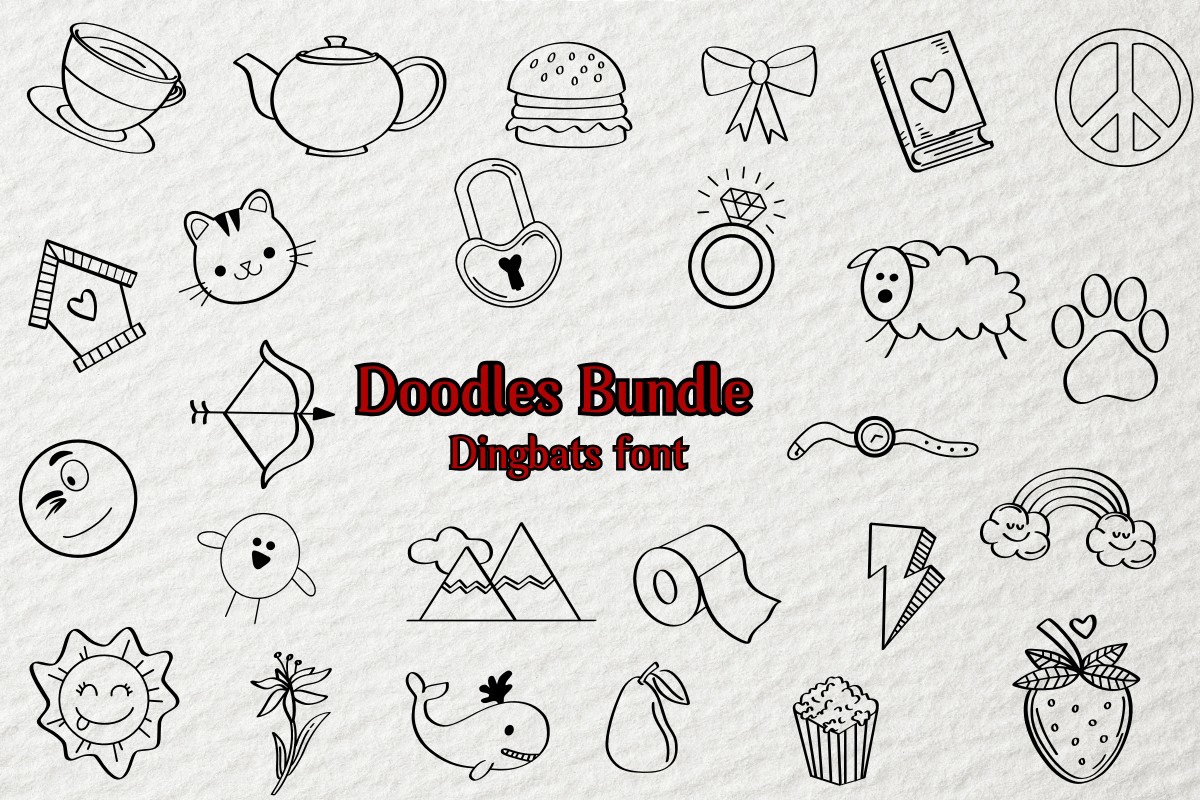 Police Doodles Bundle