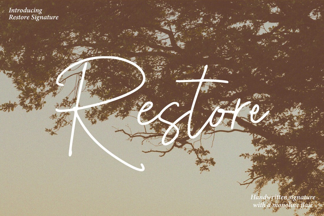 Restore Signature